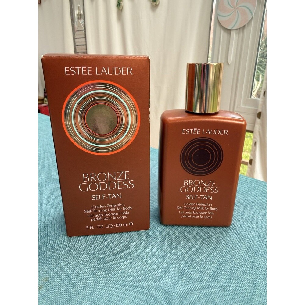 NEW! Estee Lauder Bronze Goddess Self Tanning Milk for Body SELF TAN HTF 5FL NEW